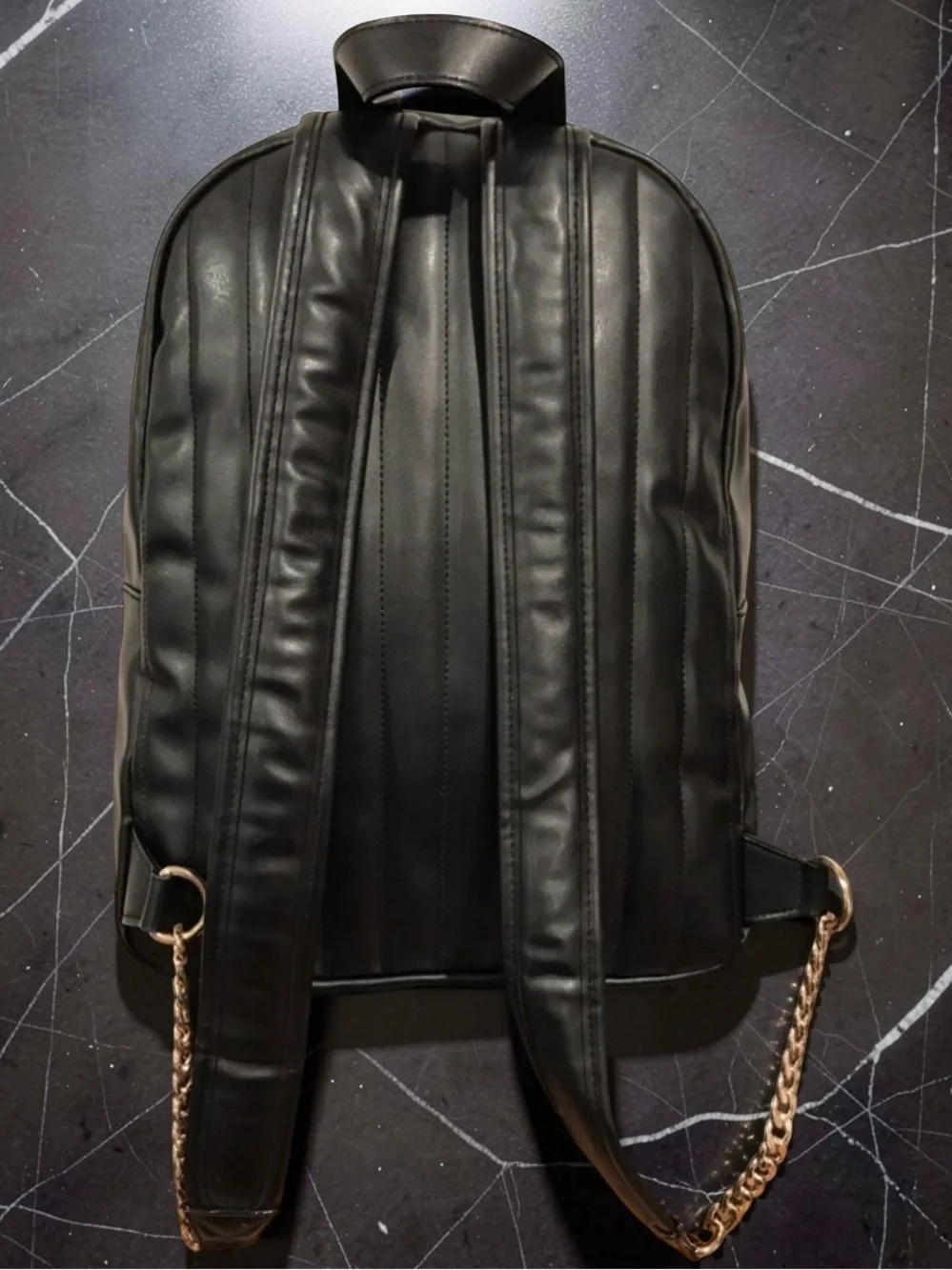 Victoria's Secret Studded Backpack with Chain Accent ✨🤩🖤